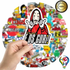 Adesivo Os Guri Sticker Para Bike Skate Moto Capacete Carro Caminhão notbook