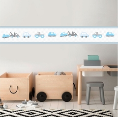 Faixa Adesiva Decorativa Carrinhos - Papel de Parede Infantil Carros - comprar online