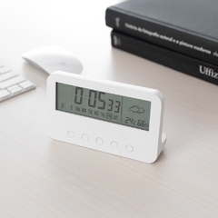 Relógio Despertador C/ Medidor de Temperatura e Umidade