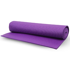 Tapete p/ Yoga Roxo em PVC c/ Alça - Acte - comprar online