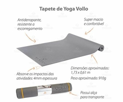 Tapete p/ Yoga em PVC c/ alça - Vollo - comprar online