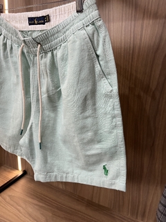 Short Linho Ralph L. - Verde Agua - Coleção 2025 - comprar online