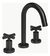 Griferia Baño Mesada Peirano Velvet Negro 60-190