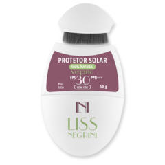 Protetor Solar 100% Natural Vegano FPS 30 PPD+++ com cor (Pele Seca) 50g - Liss Negrini - comprar online