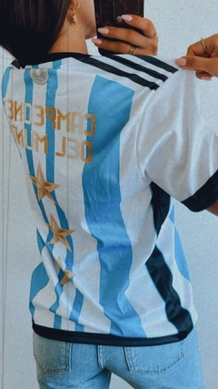 Remera Argentina 3 Estrellas Campeón del Mundo en internet