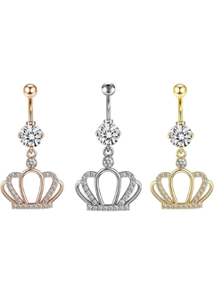 Piercing Aro de Ombligo Colgante Queen - comprar online