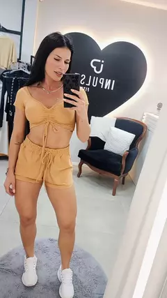 CONJUNTO SHORT SOLTINHO TAM Ú 34 AO 40 - comprar online