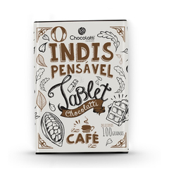 Tablet Chocolatti 100g. Tablete de chocolate sabor café. Chocolatti Nicolatti