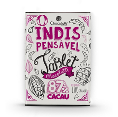 Tablet Chocolatti 100g. Tablete de chocolate 87%. Chocolatti Nicolatti