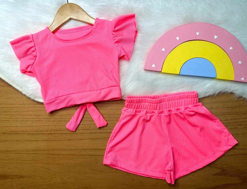 Conjuntinho neon best sale