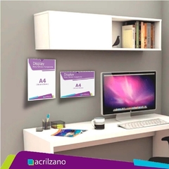 Display Parede Aviso A4 23,5cmx32cm - Sem Filete - Kit/100 - AZ Loja