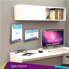 Display Parede Aviso A3 32,5cmx44,3cm - Sem Filete Kit/160 - AZ Loja