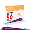 Kit 50 Display de Mesa T - A5 Horizontal 15x21CM