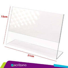 KIT 10 DISPLAY DE BANCADA L - A5 HORIZONTAL 21X15CM - comprar online