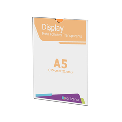 Display Parede Aviso A5 14,80cmx21,00cm - Kit 9 unidades