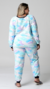 Pijama Inverno Plus Size Calça e Blusa Soft cor Azul- Sofia - loja online