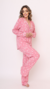 Conjunto Pijama Viscose cor Rosa- Nina - loja online