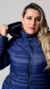 Jaqueta Puffer Plus Size cor Azul- Isis na internet