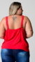 Blusa Plus Size Alça com Babado cor Vermelho- Nath na internet