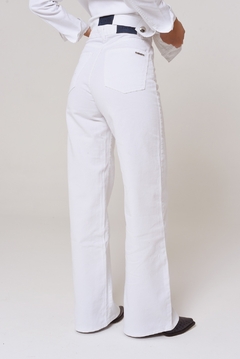 Pantalon Berna Wide Off White - comprar online