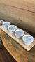 Petisqueira de 4 Potes em Cerâmica Branca - comprar online