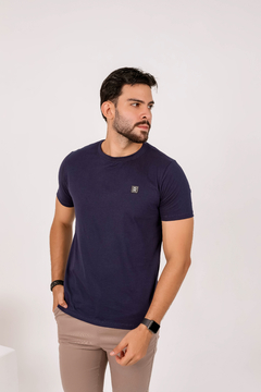 Blusa Camiseta Masculina Básica Algodão Malha Fio 30,1Premium Slim Fit Gola Careca, Revesst Jeans.