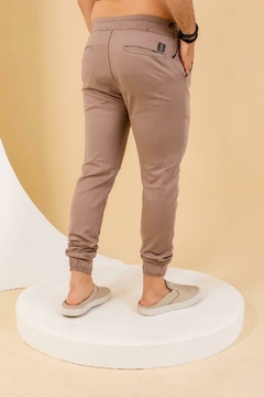 Imagem do Calça Jogger Sarja Masculina Punho E Cos De Elastico Com Lycra, Revesst Jeans. 0000047