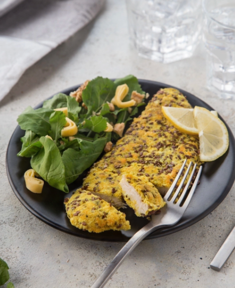 MILANESAS DE POLLO REBOZADAS CON CLARAS DE HUEVO. KETO. SIN TACC - CHICKEN FIT