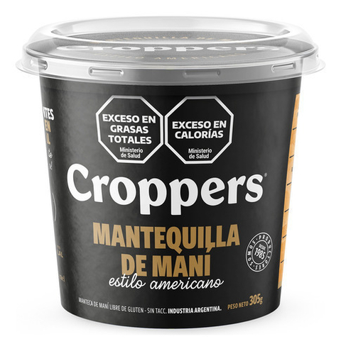 MANTEQUILLA DE MANI X 310G - CROPPERS