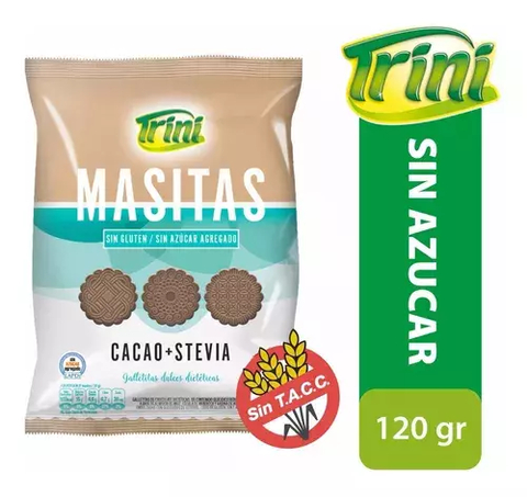 MASITAS SIN GLUTEN S/AZUCAR + STEVIA - TRINI