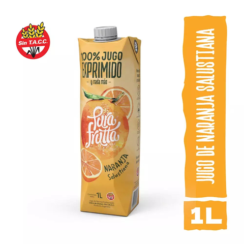 JUGO NATURAL DE NARANJA SALUSTIANA X 1L - PURA FRUTTA