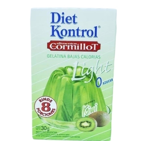 GELATINA BAJAS CALORIAS X 30G KIWI - DIET KONTROL