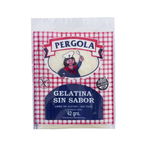 GELATINA SIN SABOR x 42 Gr - PERGOLA