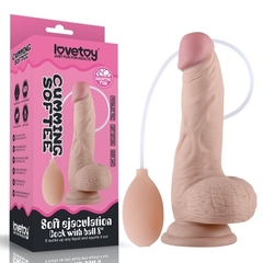 8" Soft Ejaculation Cock With Bal