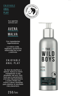 Crema intima anal The Wild Boys con Avena y Malva - comprar online