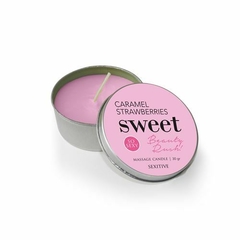 Massage Candle Sweet Beauty Rush - Caramel Strawberries - 30 Gr - Velas