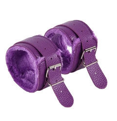 PLUSH HANDCUFF Esposas peluche violetas