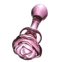 Flower Glass Plug - Plug Anal de vidrio Flor - comprar online