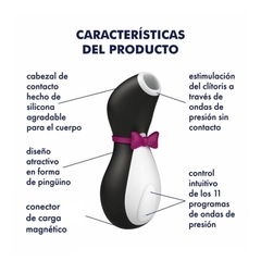 Satisfyer Pro Penguin Black - Succionador - tienda online