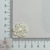 Guipir Flor marfim - Pct 100 un - comprar online