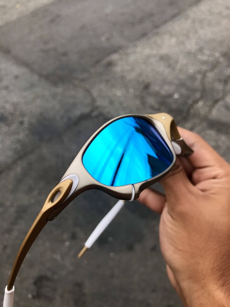 Oculos oakley juliet squared xmetal ice thug doble x vermelha