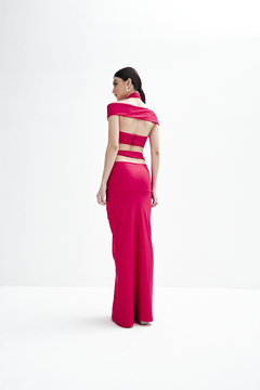 Conjunto de falda y top Estella Rojo en internet