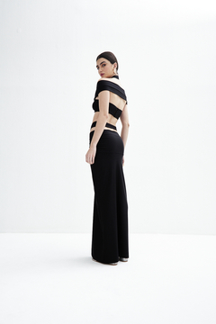 Conjunto de falda y top Estella Negro - comprar online