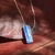 Cianita Azul colar de prata longo on internet