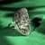 Pirita anel ajustável moldura de prata - comprar online