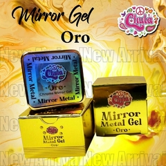 NUEVO MIRROR METAL GEL TONO ORO 5 GR