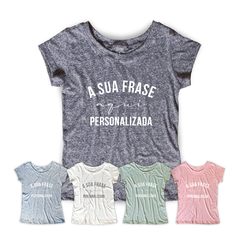 Camiseta Feminina Estampa Personalizada