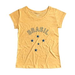 Camiseta Feminina Estampa Brasil - comprar online