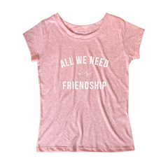 Camiseta Feminina Estampa Friendship - TSHRT COMERCIO DE VESTUARIO LTDA