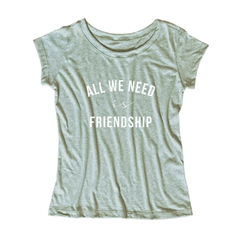 Camiseta Feminina Estampa Friendship - loja online